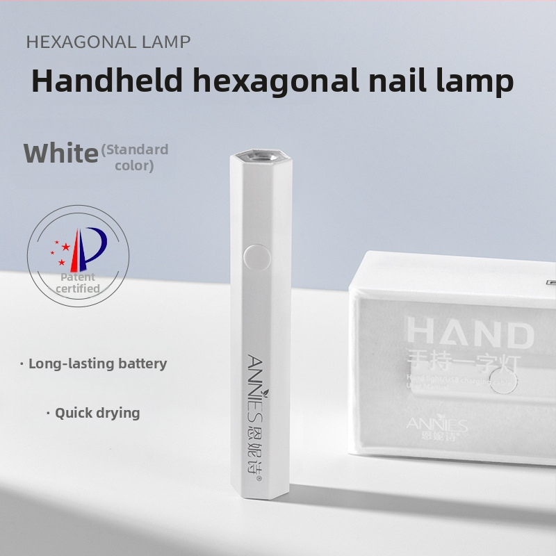 Hexagonálna ručná lampa pre fototerapiu na manikúru s dobíjateľnou batériou