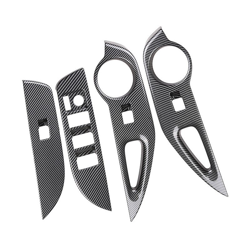 Toyota Corolla Cross (2021-2023) belső kiegészítő: pohártartó és váltókar alatti kartámasz díszítő panel; Che Shengtai; anyagok: rozsdamentes acél és ABS; modell 120411