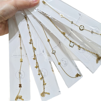 Női rozsdamentes acél ötágú csillag karkötő, aranyozott kivitel, influencer-stílus, 2025 nyári kiadás