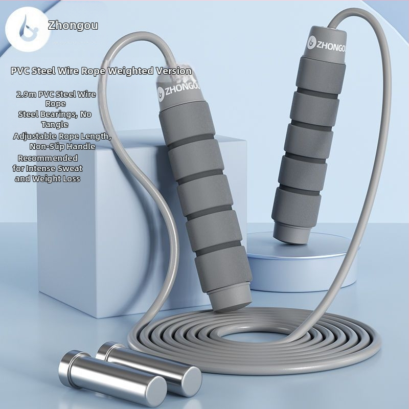 Bezdrôtové švihadlo s váženou guľou — PVC materiál; špecifikácia: 3; vhodné pre fitness zariadenia, športové trendy; nie pre deti