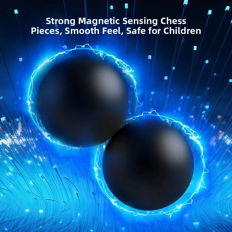Mágneses harci sakk gyerekeknek — műanyag asztali játék mágneses figurákkal, fejleszti a kéz-szem koordinációt és a kognitív készségeket 4–14 évesek számára.