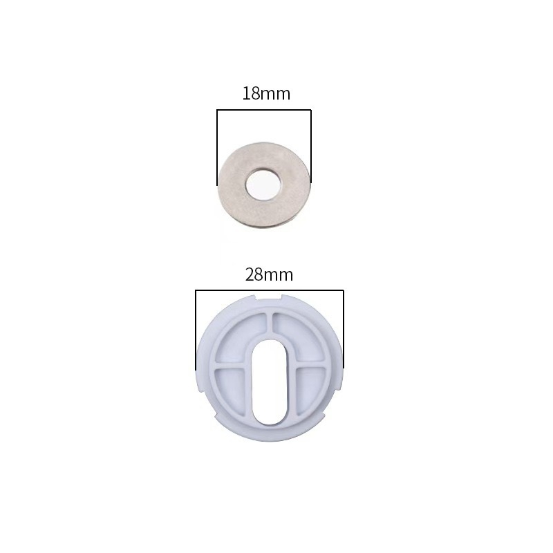 WC ülőke rögzítő készlet, 304 rozsdamentes acélból, anyával és zárócsavarral, expanziós csavar