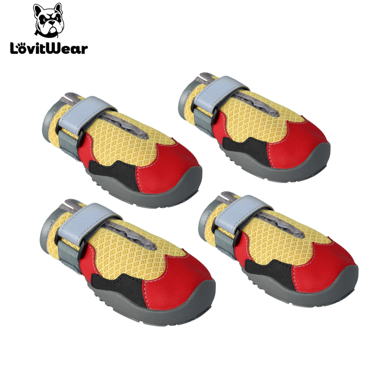 Pantofi pentru câini din cauciuc, talpă dură pentru exterior, antiderapante, rezistenți la uzură, pentru toate anotimpurile