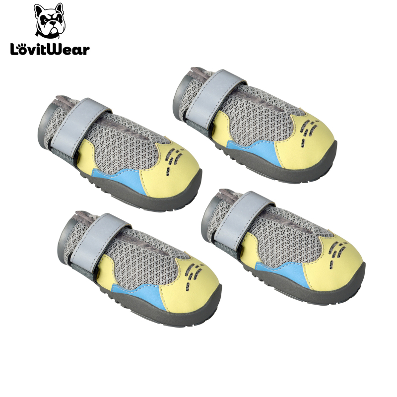 Pantofi pentru câini din cauciuc, talpă dură pentru exterior, antiderapante, rezistenți la uzură, pentru toate anotimpurile