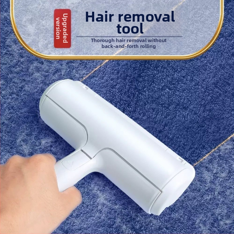 Cool Claw rolovacia kefka pre domáce zvieratá na odstraňovanie srsti mačiek a psov — jedným stlačením uvoľní srst, štvorcová hlava, PP telo