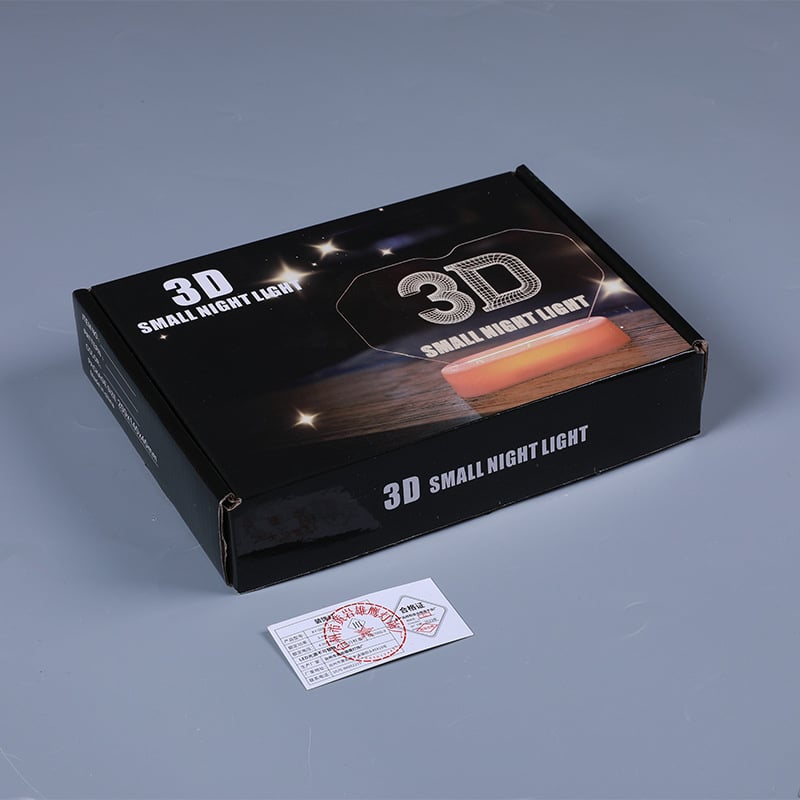 3D акрилна нощна лампа с динозавър за бюро — карикатурна лампа на животно с вградена батерия и бутон за включване, напрежение ≤36V