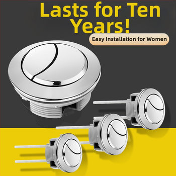 WC öblítő gomb hosszabbító rúddal, ABS műanyag, Saomao márka, nyomógombos működés, injektiós formázás