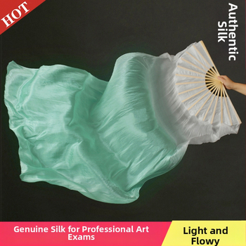 Hodvábny tanečný fanúš s bambusovým rámom, klasický štýl, otvárací tanec