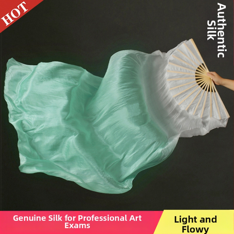 Hodvábny tanečný fanúš s bambusovým rámom, klasický štýl, otvárací tanec