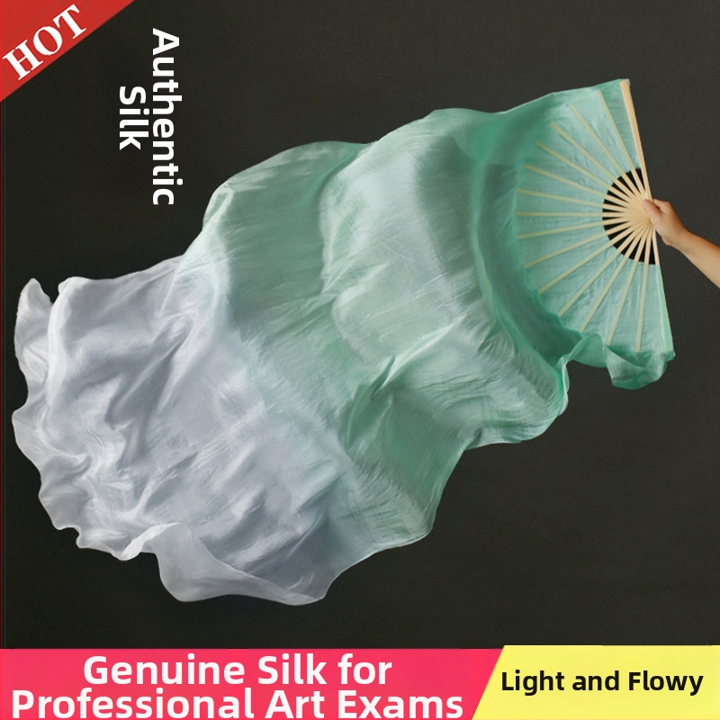 Hodvábny tanečný fanúš s bambusovým rámom, klasický štýl, otvárací tanec