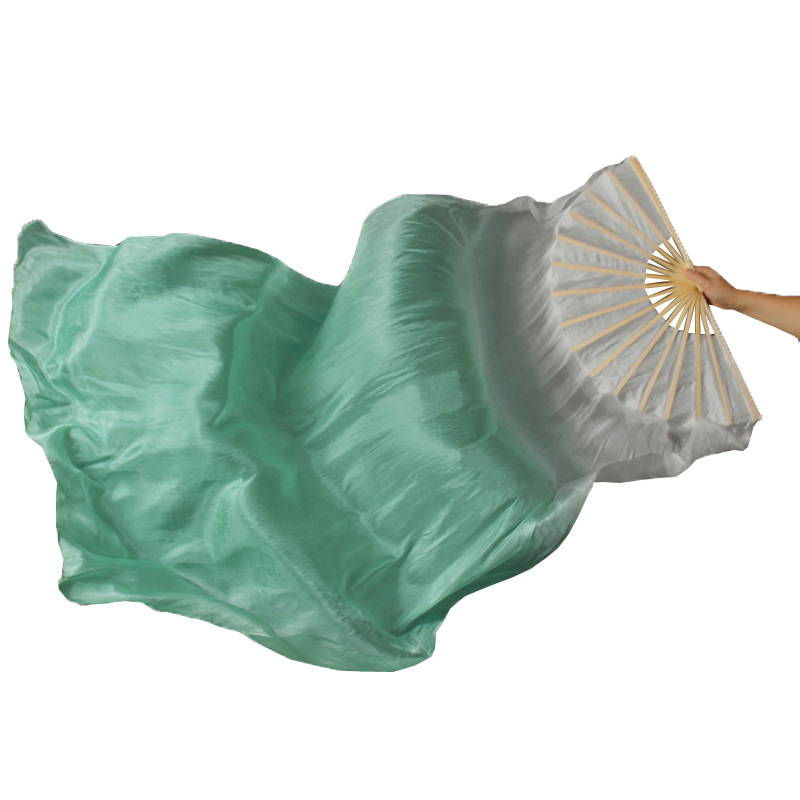 Fan din mătase pentru dansul burții, ramă din bambus, stil clasic, dans de deschidere