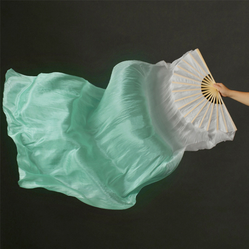 Fan din mătase pentru dansul burții, ramă din bambus, stil clasic, dans de deschidere