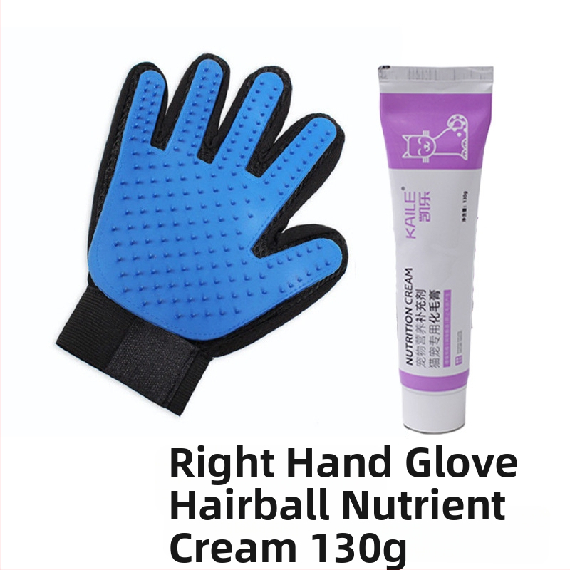 Rukavica na starostlivosť o mačky a psy z gumy – na kúpanie, odstraňuje voľnú srsť; značka Other; pôvod China; neimportované