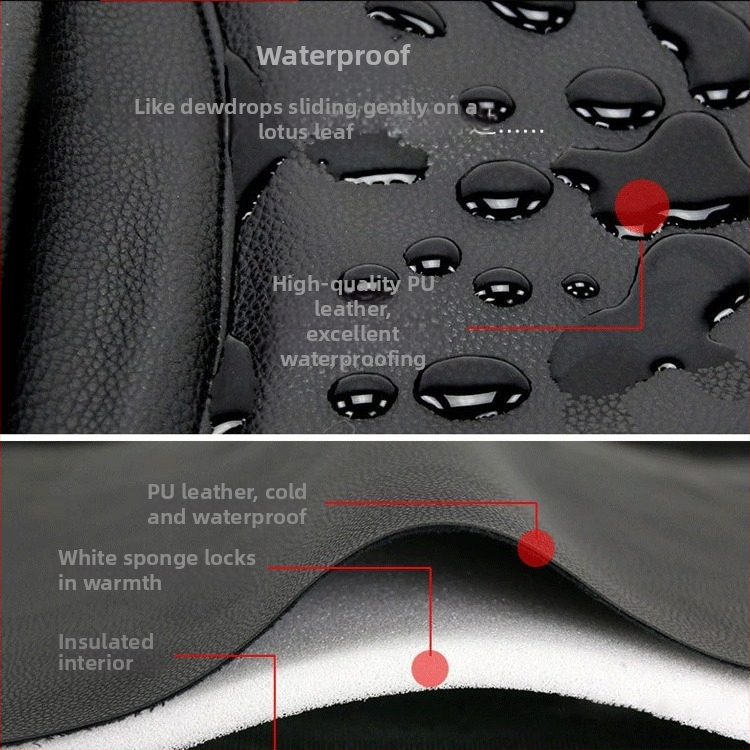 Zimné cyklistické kolenné chrániče – flísová výstelka, HeatTech technológia, vetruodolné a proti chladu pre dospelých