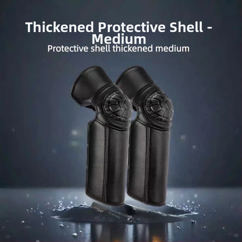 Zimné cyklistické kolenné chrániče – flísová výstelka, HeatTech technológia, vetruodolné a proti chladu pre dospelých