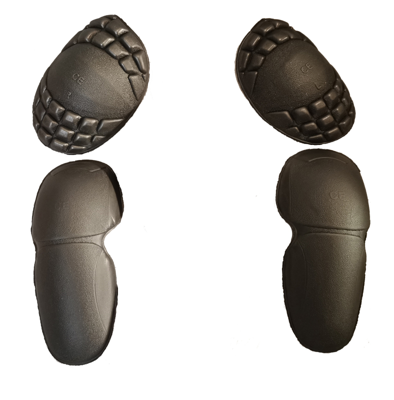 Set de protecție pentru motocicletă, cinci piese, cu protecții EVA integrate: coate, umeri, genunchi și spate