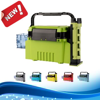 Cutie pentru echipament de pescuit cu design cu două straturi, ABS material, pentru exterior | Jon