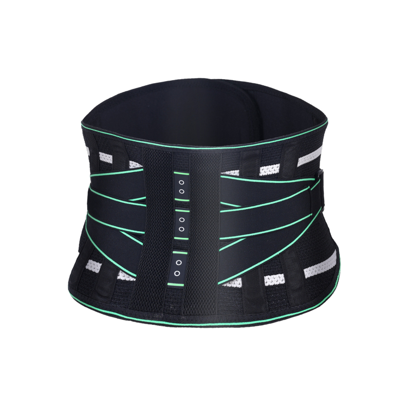 Deréktáji védőöv, poliészter anyag, univerzális illeszkedés, derékvédelmi funkció, kosárlabdára alkalmas