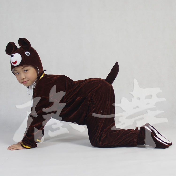 Детски сценичен костюм за танцова постановка, неутрална кройка, златен велур, нейлон 100%