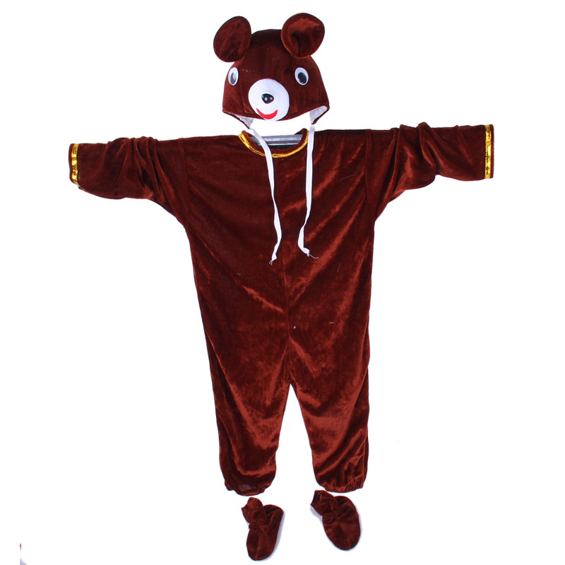 Детски сценичен костюм за танцова постановка, неутрална кройка, златен велур, нейлон 100%