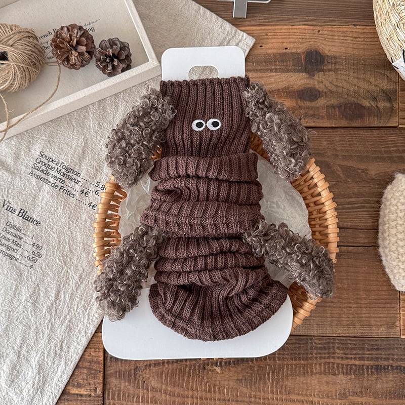 Șosete pentru fete, până la gambe, jacquard tricotate, din acril, respirante, pentru primăvară, toamnă și iarnă