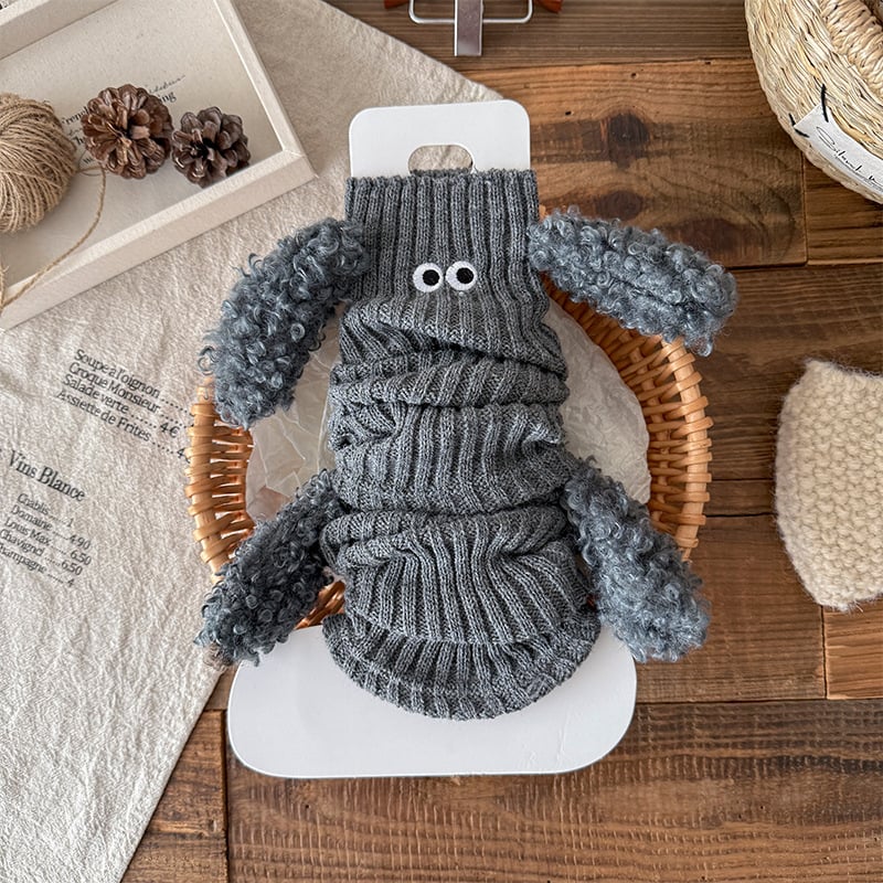 Șosete pentru fete, până la gambe, jacquard tricotate, din acril, respirante, pentru primăvară, toamnă și iarnă