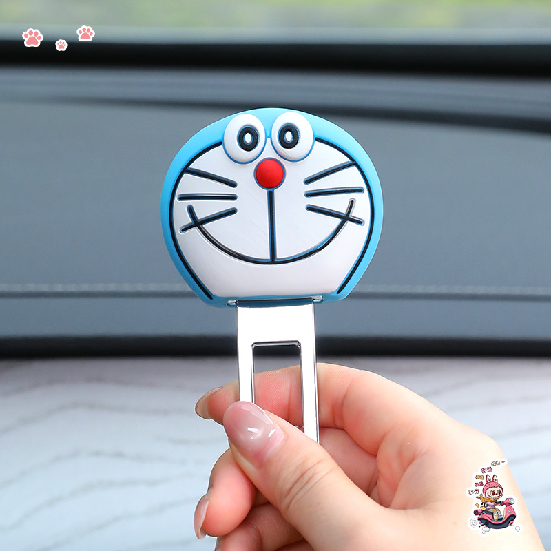 Clip interior de mașină pentru centură, cu extensie și conector de blocare, stil cuplu (Metal + silicon, Model Qe8930, imprimare logo disponibilă, personalizare disponibilă)