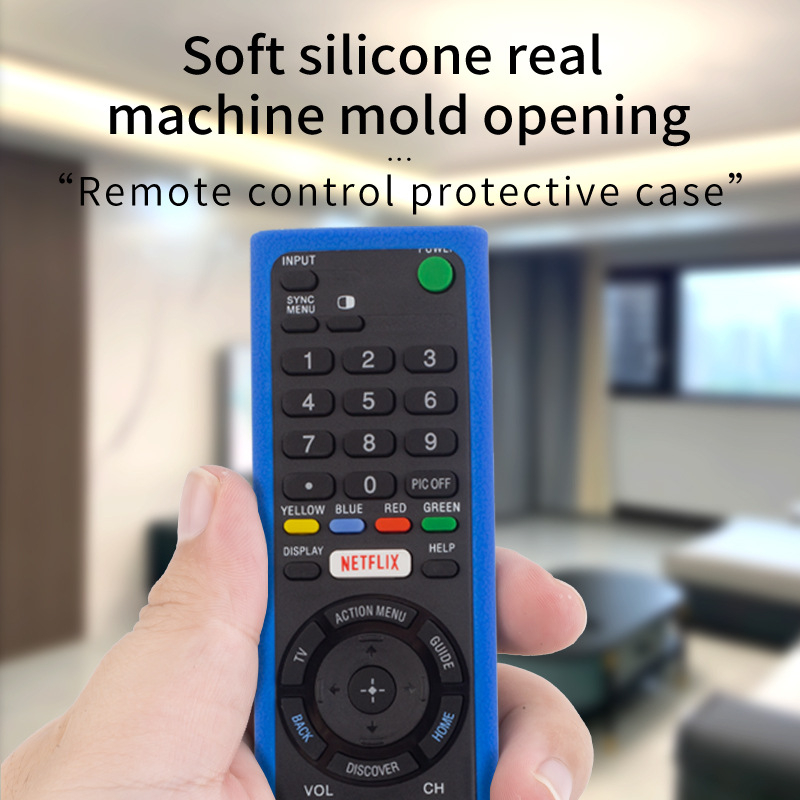 Sony TV távirányító tok; kompatibilis RMT-TX100D, RMT-TX102U, RMT-TX102D; szilikon anyag; modern minimalista stílus; testreszabás elérhető