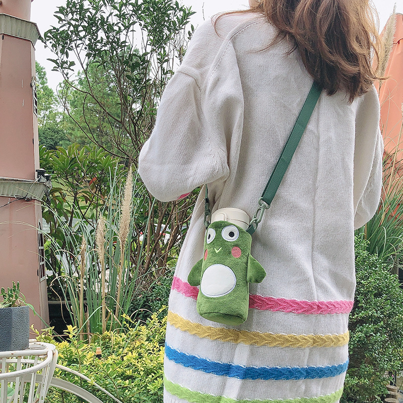 Acoperire din pluș pentru ceașcă, iarnă, stil desen animat, detașabilă și lavabilă, izolație, 10 buc./pachet, Brand Beautiful Bubble