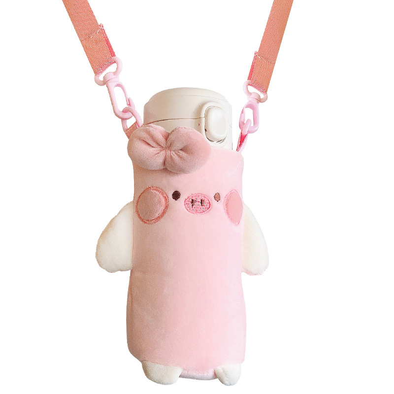 Acoperire din pluș pentru ceașcă, iarnă, stil desen animat, detașabilă și lavabilă, izolație, 10 buc./pachet, Brand Beautiful Bubble