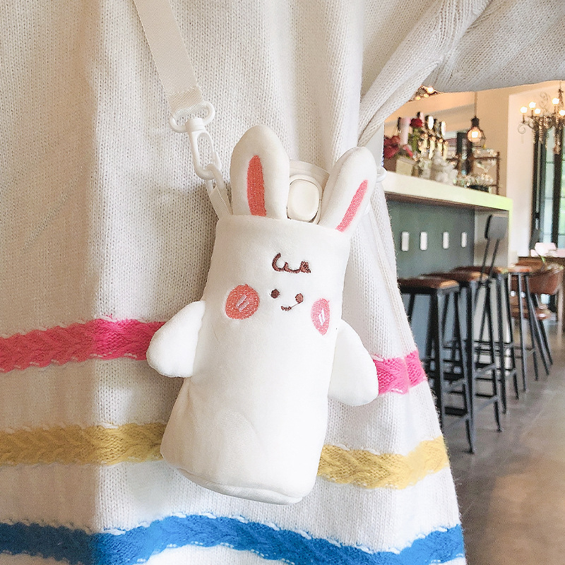 Acoperire din pluș pentru ceașcă, iarnă, stil desen animat, detașabilă și lavabilă, izolație, 10 buc./pachet, Brand Beautiful Bubble