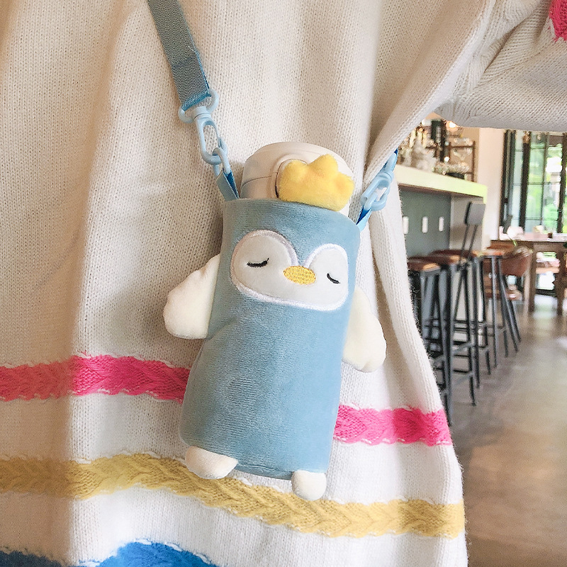 Acoperire din pluș pentru ceașcă, iarnă, stil desen animat, detașabilă și lavabilă, izolație, 10 buc./pachet, Brand Beautiful Bubble