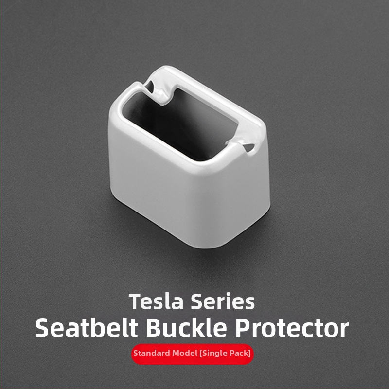 Silikonski poklopac sigurnosnog pojasa za Tesla Model Y / YL / 3 — unutarnja zaštita, dekorativni dodatak protiv ogrebotina