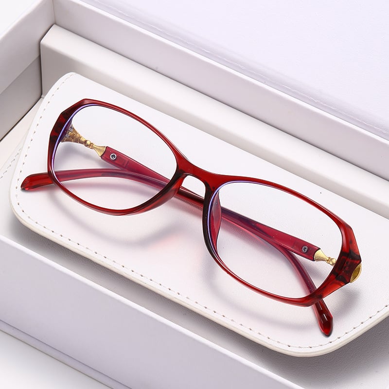 AVILA ochelari de lectură cu protecție împotriva luminii albastre, lentile PC, cadru complet, formă ovală