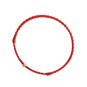 Brățară din șnur împletit, cu inscripții litere și cifre, unisex, realizată printr-o tehnică antică.