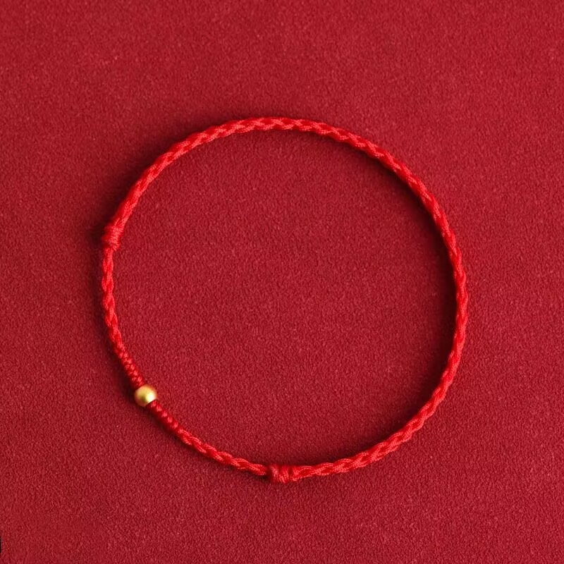 Brățară din șnur împletit, cu inscripții litere și cifre, unisex, realizată printr-o tehnică antică.