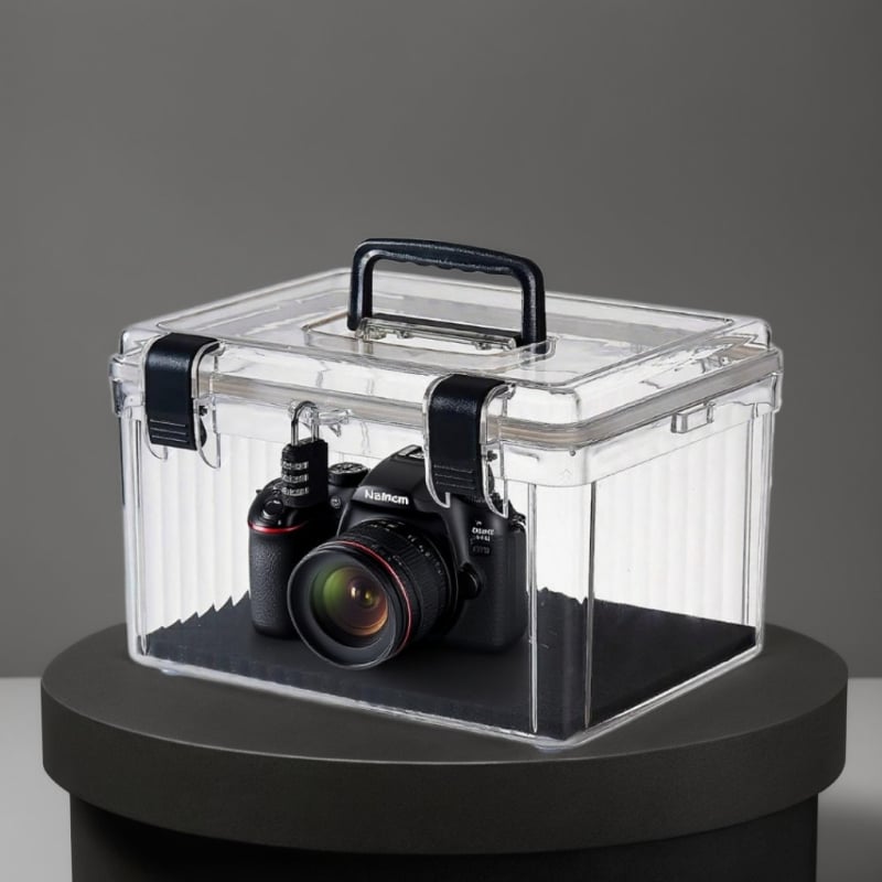 Cutie de depozitare portabilă, material PET, model YX-084, multifuncțională și rezistentă la praf, origine Taizhou