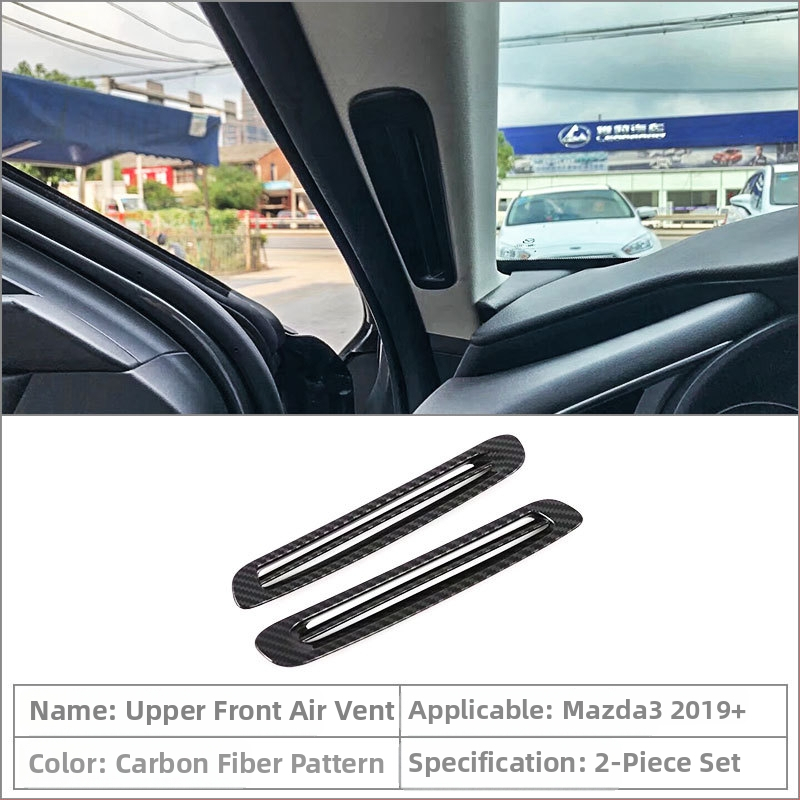 Unutarnje komponente Mazda3 (Axela): držač za čašu u središnjoj konzoli, okvir mjenjača, okvir stražnjeg otvora za ventilaciju
