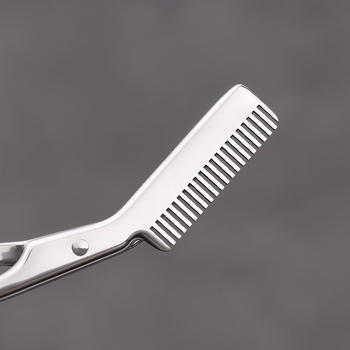 Foarfecă pentru sprânene cu pieptene – oțel inoxidabil, set de instrumente pentru sprânene, pentru femei și bărbați