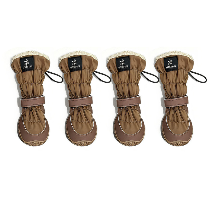 Space Dog Cizme de iarnă pentru câini: impermeabile, antiderapante, căptuiețe cu catifea, înalte și groase