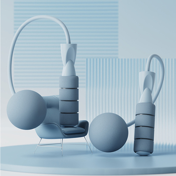 Lively PP Težinski bezuvjet skakačica za unutarnji fitness, s pjenastim ručkama, specifikacija 2.8