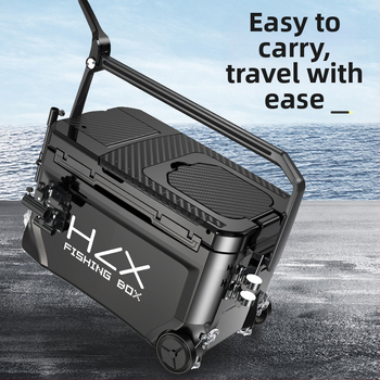 Rybárska skriňa 3600 s rohovým vežovým dizajnom – ultraľahká, kompletná sada, ABS, zosilnená, viacúčelová; Značka Fairy in the painting; Kapacita 32-45; Pôvod Zhejiang