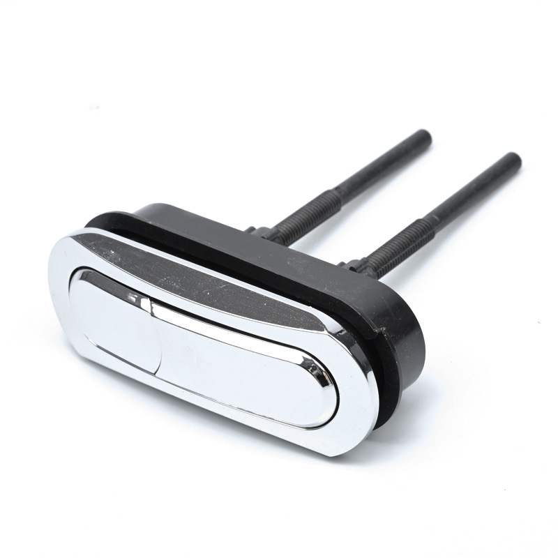 WC tartály gomb, PP anyag, előre/oldal/felso nyomás, modern minimalista stílus