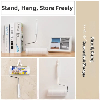 Miaojie ragasztó roller a szőrszálak eltávolítására – műanyag, otthoni tisztítás