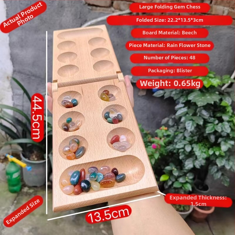 Edukatív fa logikai sakk-puzzle játék gyerekeknek és felnőtteknek, anyag: Nanzhu, csomagolás: színes doboz, minden korosztály számára