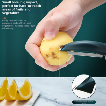 Ošúvavač ovocia a zeleniny – nerezová oceľ a plast, viacúčelový kuchynský nástroj, Creative Woodworking Room