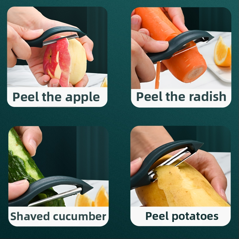 Ošúvavač ovocia a zeleniny – nerezová oceľ a plast, viacúčelový kuchynský nástroj, Creative Woodworking Room