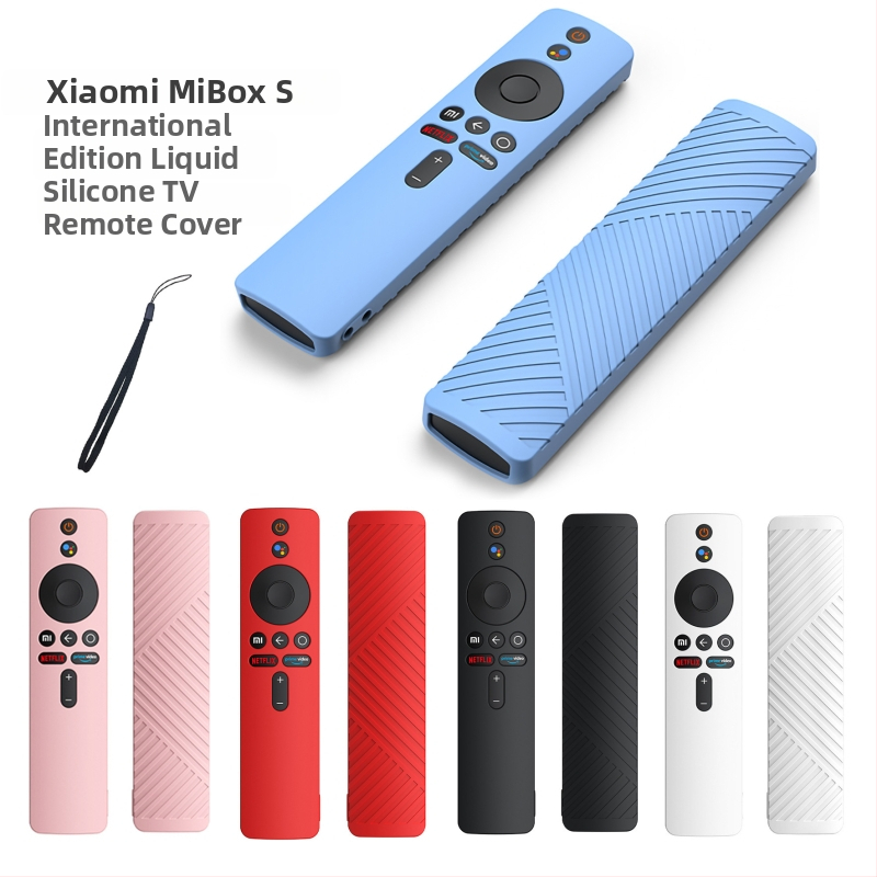 Silikónový kryt na diaľkový ovládač pre Xiaomi Mi Box S — prachotesný, proti padu, minimalistický štýl, s možnosťou prispôsobenia