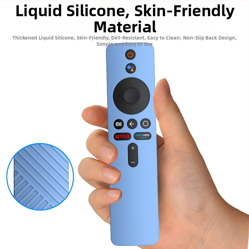 Silikónový kryt na diaľkový ovládač pre Xiaomi Mi Box S — prachotesný, proti padu, minimalistický štýl, s možnosťou prispôsobenia