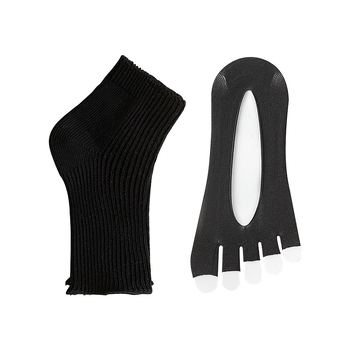 Monika Nails Professional Κάλυμμα ποδιών για μανικιούρ με UV προστασία, σχήματος βάρκας, ανοιχτή άκρη, χωρίς δάχτυλα, σετ 2 τεμάχια